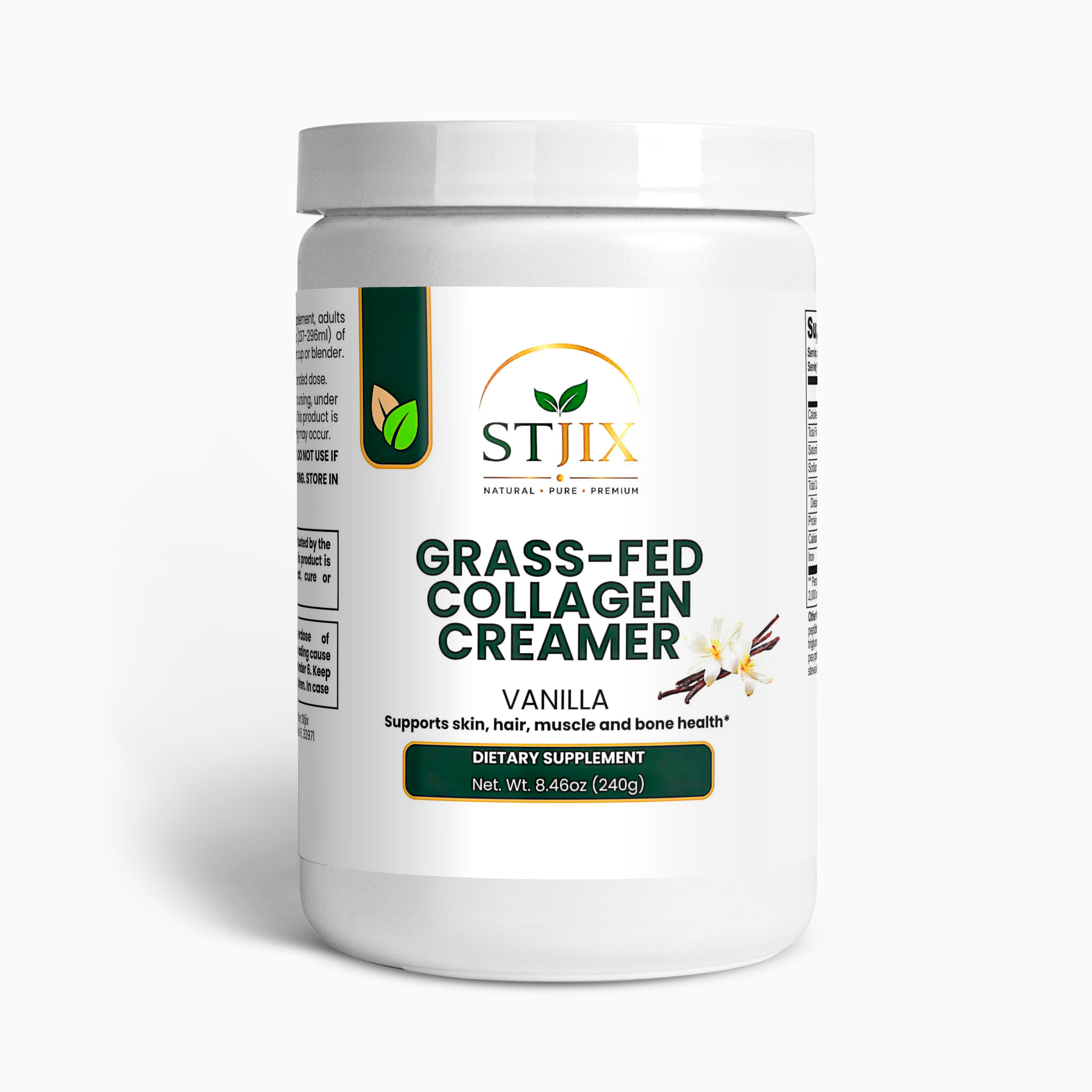 Grass-Fed Collagen Creamer (Vanilla)
